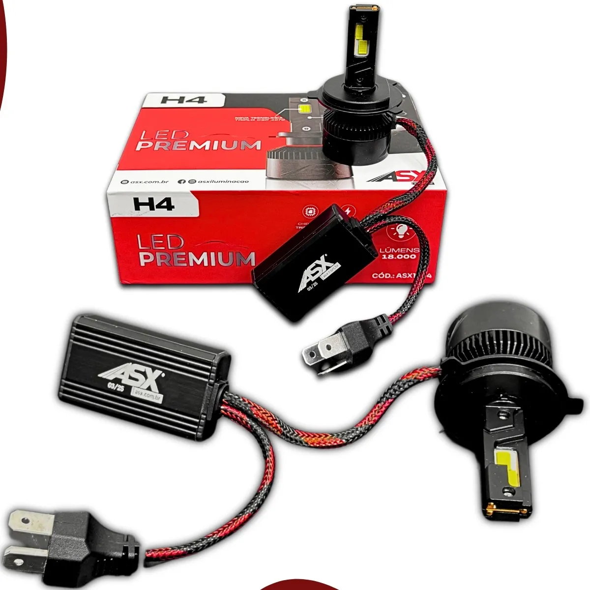 Lâmpada Led Asx Ultra Premium 18000lm